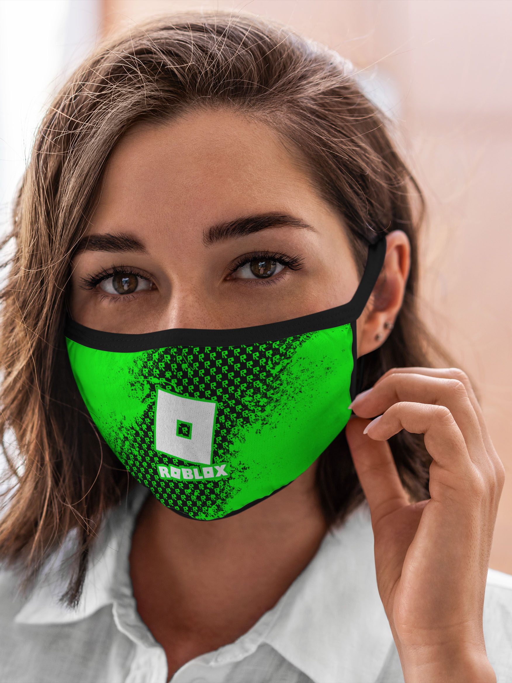 

Многоразовая маска унисекс Burnettie Roblox Roblox., Разноцветный, Roblox Roblox.