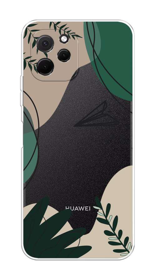 

Чехол на HuaweI Nova Y61 "Secret Garden", Зеленый;бежевый;черный, 6120050-1