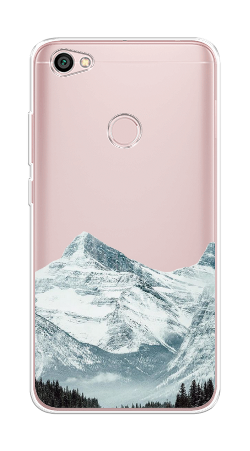 

Чехол на Xiaomi Redmi Note 5A Prime "Горы арт 1", Белый;зеленый, 32950-2
