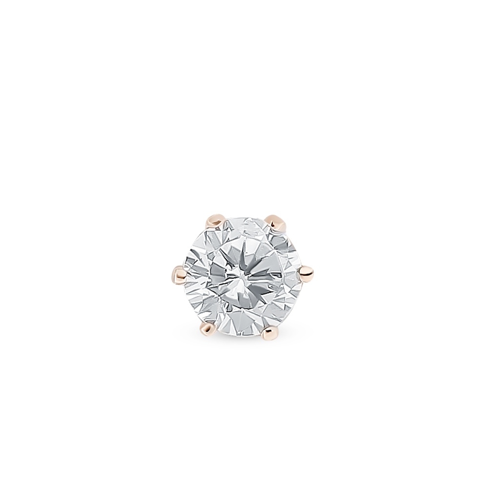 

Серьги из серебра с фианитом 585Gold 702008936, 702008936
