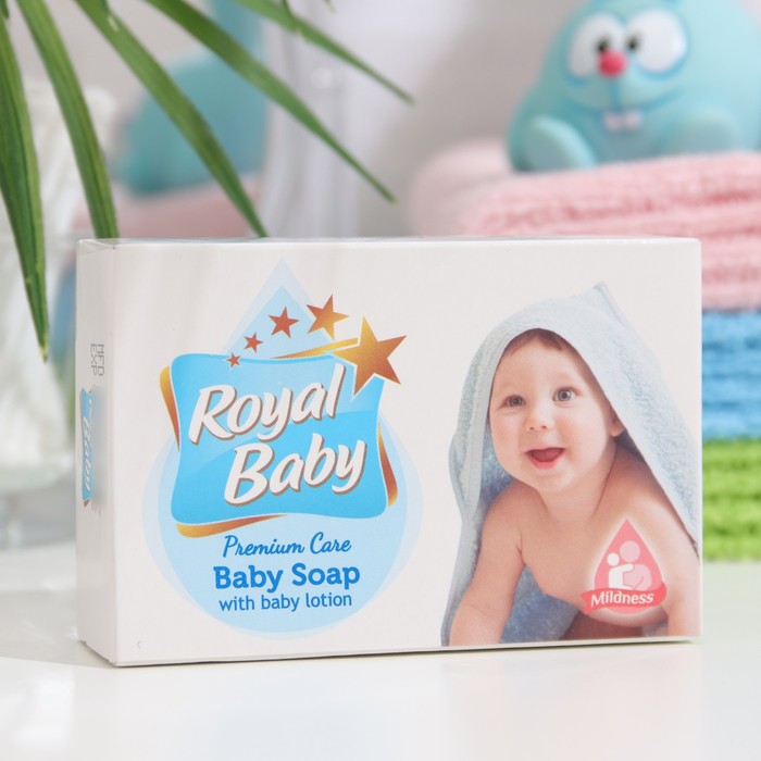 

Туалетное мыло детское Royal Baby " Белый", 100 г