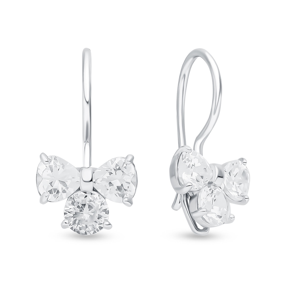 

Серьги из серебра 585Gold 902000659, фианит, 902000659