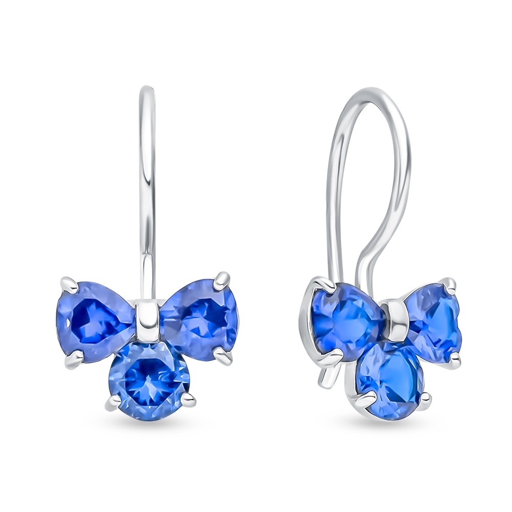 

Серьги из серебра 585Gold 902000660, фианит, 902000660