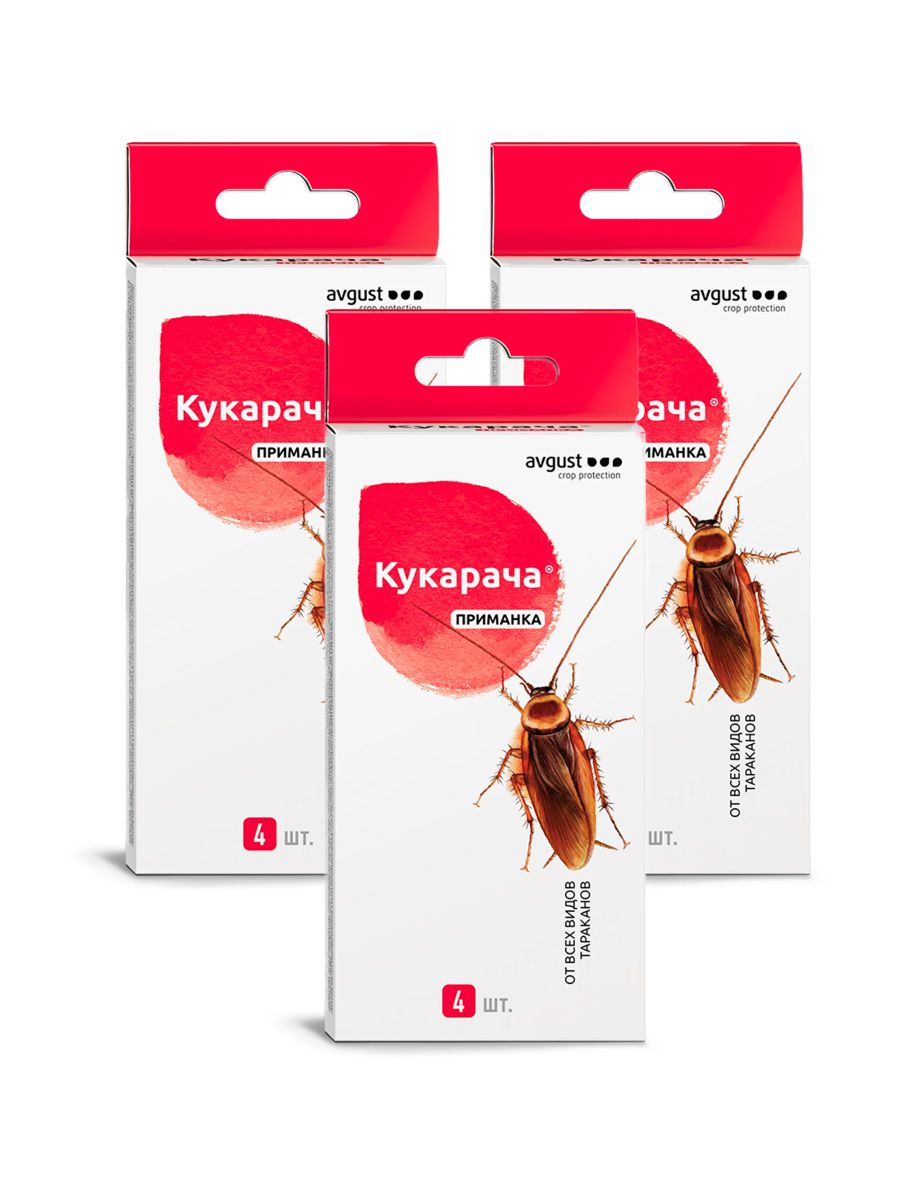 

Таблетки от тараканов Avgust Кукарача 93045 1,5 г, Кукарача