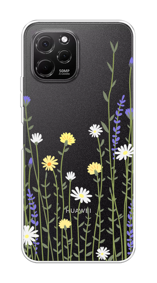 

Чехол на HuaweI Nova Y61 "Ромашка и лаванда", Зеленый;желтый;прозрачный, 6120050-1
