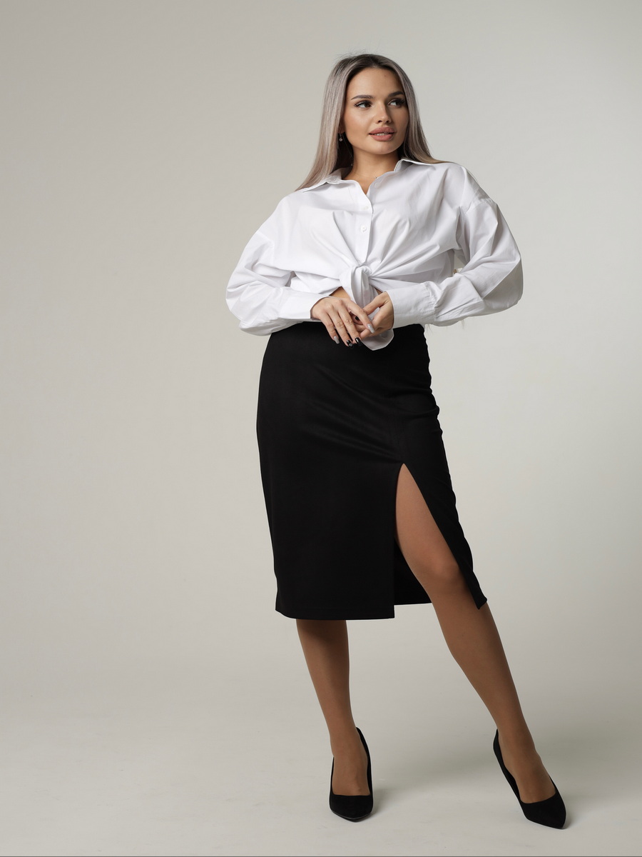 

Юбка женская Elenatex Ю-09 черная 54 RU, Черный, Ю-09