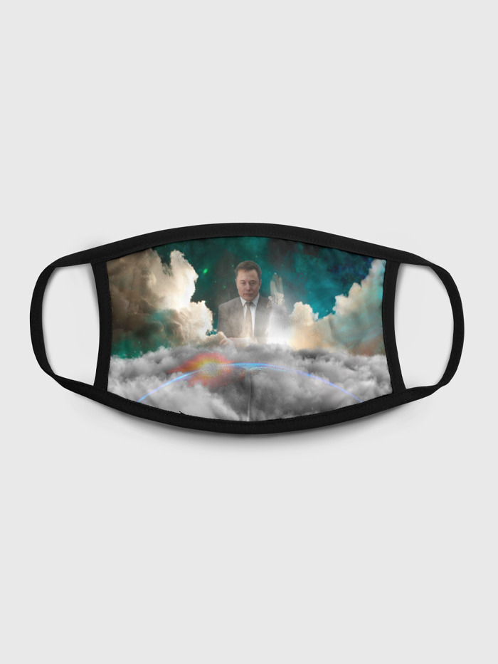 

Многоразовая маска унисекс Burnettie Elon Musk Thinker Илон Маск, Разноцветный, Elon Musk Thinker Илон Маск