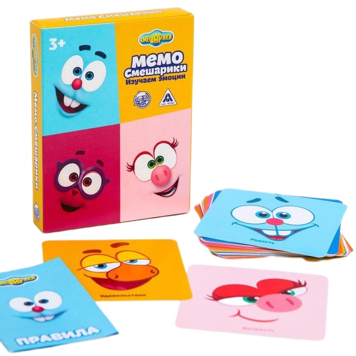 

Игра «Мемо Смешарики. Изучаем эмоции», СМЕШАРИКИ