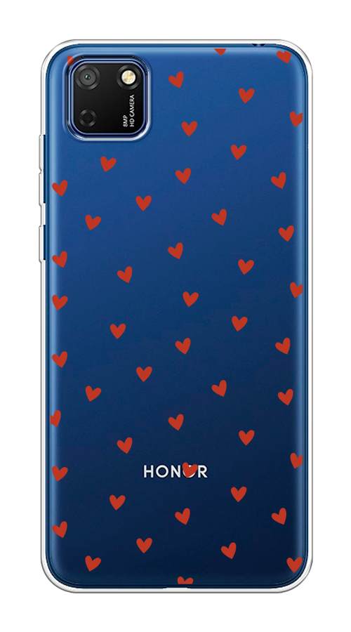 

Чехол на Honor 9S, Huawei Y5p "Red hearts", Красный;прозрачный, 6103750-1