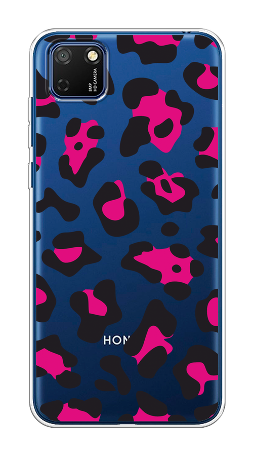 

Чехол на Honor 9S, Huawei Y5p "Pink cow spots", Черный;розовый, 6103750-1
