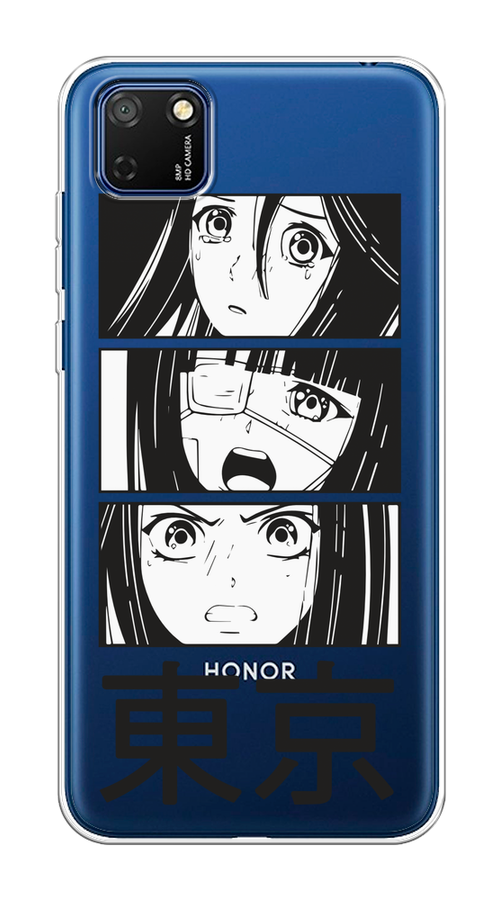 

Чехол на Honor 9S, Huawei Y5p "Tokyo girls", Белый;черный;прозрачный, 6103750-1