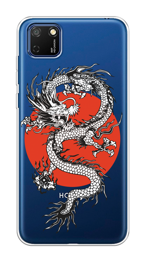 

Чехол на Honor 9S, Huawei Y5p "Восходящий дракон", Белый;черный;красный, 6103750-1