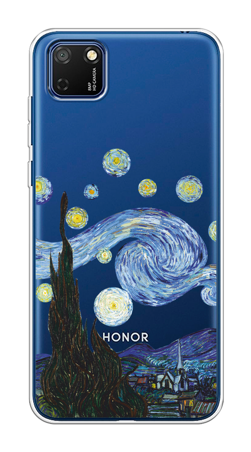 

Чехол на Honor 9S, Huawei Y5p "Ночь Ван Гога", Голубой;синий;черный, 6103750-1