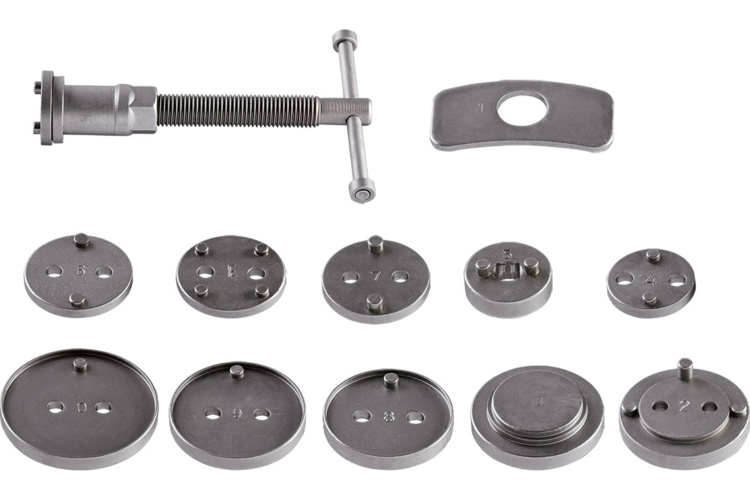 NEO Tools Комплект приспособлений для обслуживания тoрмoзных цилиндров, 12 шт. 11-123