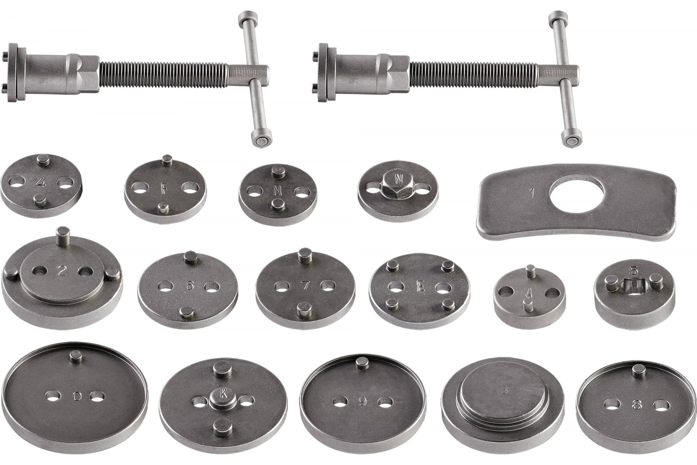 фото Neo tools комплект приспособлений для обслуживания тoрмoзных цилиндров, 18 шт. 11-122