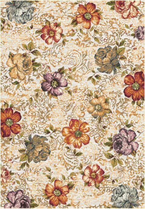 

Ragolle Рельефный ковер из вискозы GENOVA 38151 6161 61 Цветы 2х2.9м