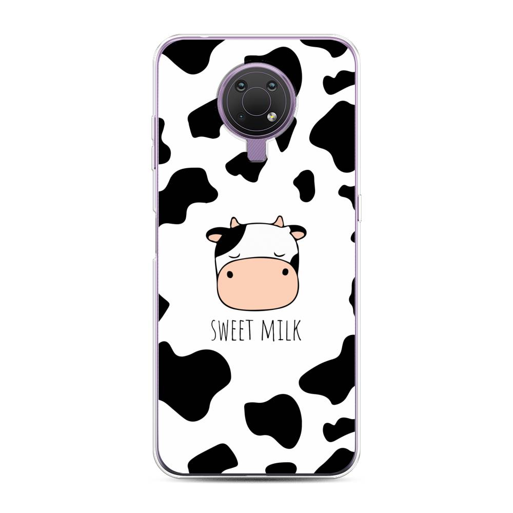 

Чехол на Nokia G20"Sweet milk", Розовый;белый;черный, 124050-1