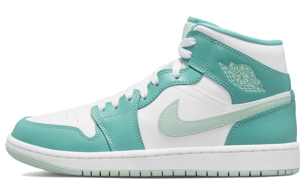 

Кеды унисекс Jordan Air Jordan 1 mid marine green зеленые 35.5 EU, Зеленый, Air Jordan 1 mid marine green