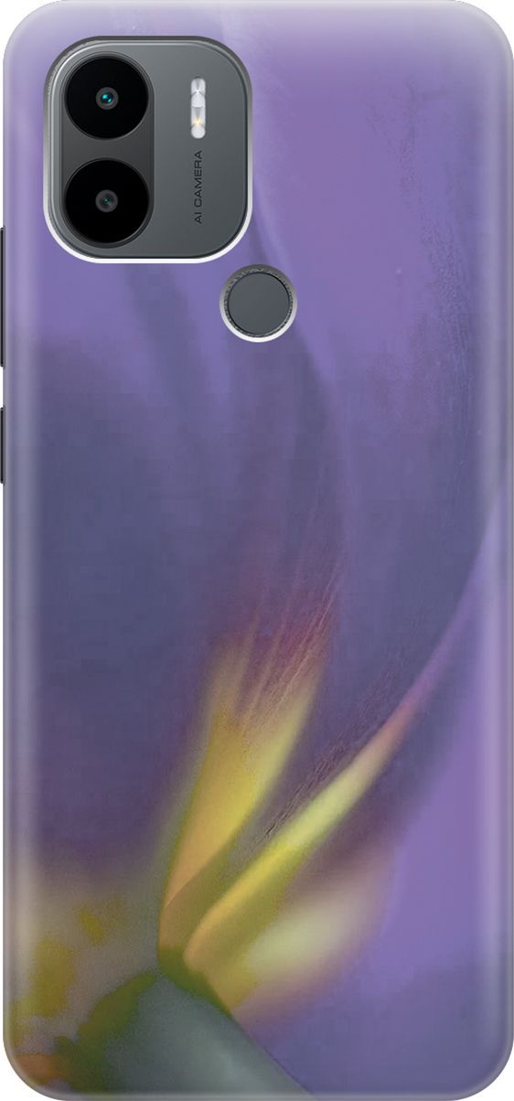 

Силиконовый чехол на Xiaomi Redmi A1+ с принтом "Фиолетовая фиалка", Желтый;фиолетовый, 158126