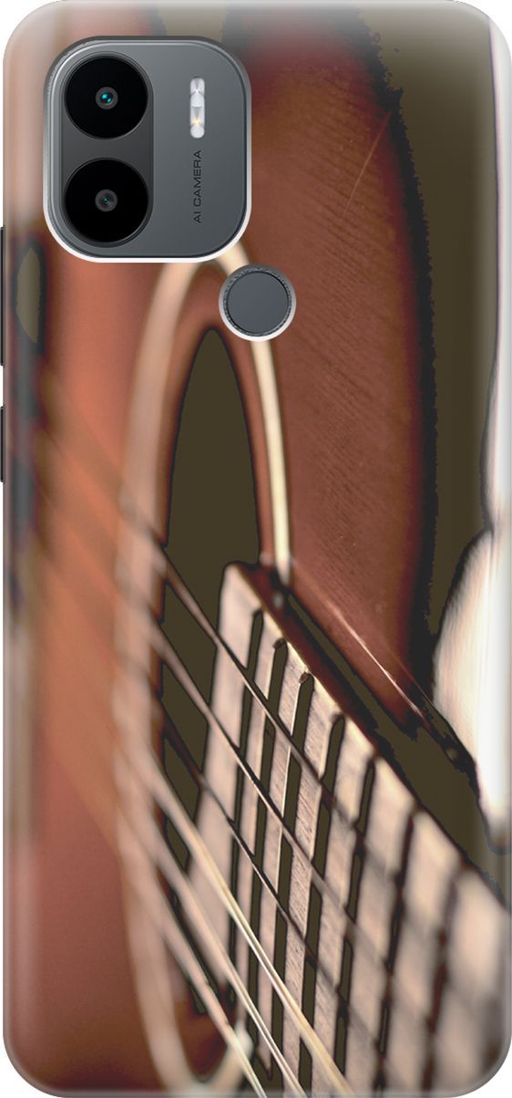 

Силиконовый чехол на Xiaomi Redmi A1+ с принтом "Гитара", Бежевый;коричневый, 158131