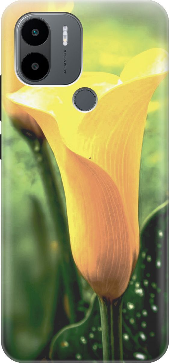 

Силиконовый чехол на Xiaomi Redmi A1+ с принтом "Желтые каллы", Желтый;зеленый, 158126