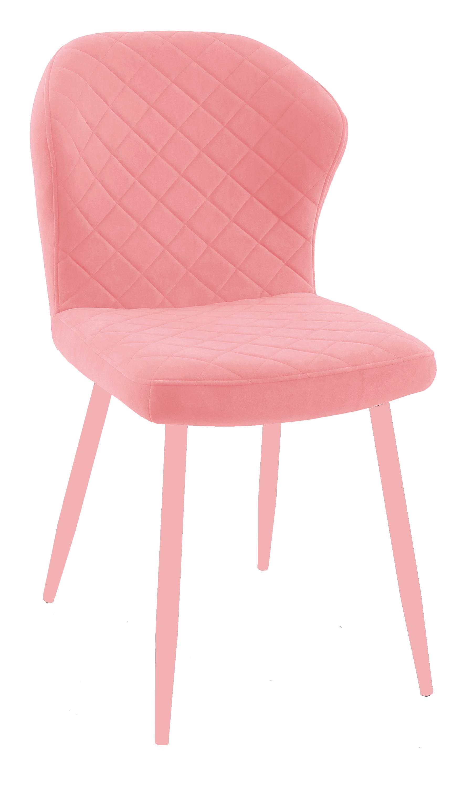 

Стул DikLine 239R микровелюр V14, розовый / микровелюр V14, розовый