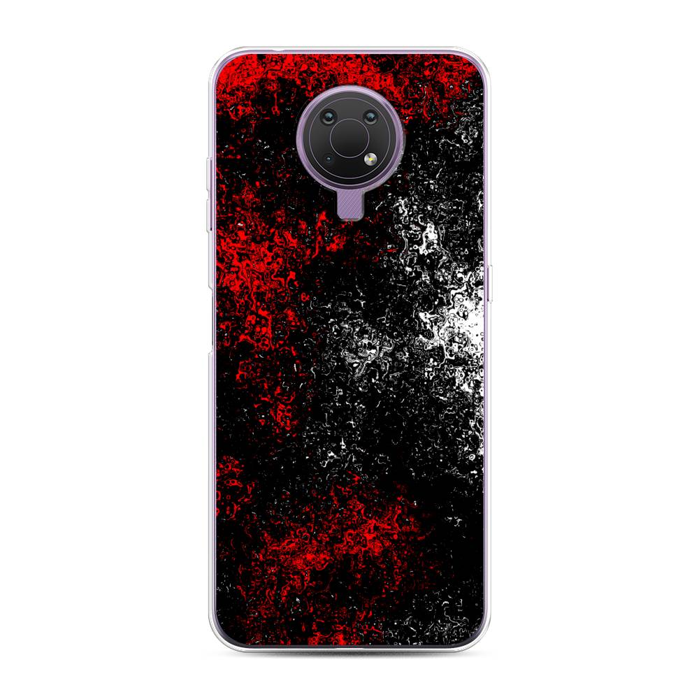 

Чехол на Nokia G20"Монотипия", Красный;черный;белый, 124050-3