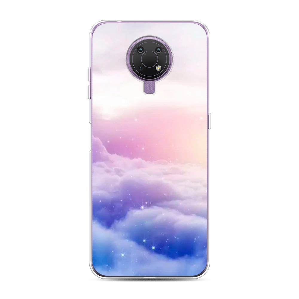 

Чехол на Nokia G20"Небеса", Голубой;белый;розовый, 124050-2