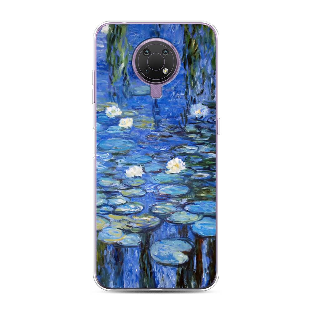 

Чехол на Nokia G20"Нарисованный пруд", Синий;зеленый, 124050-4