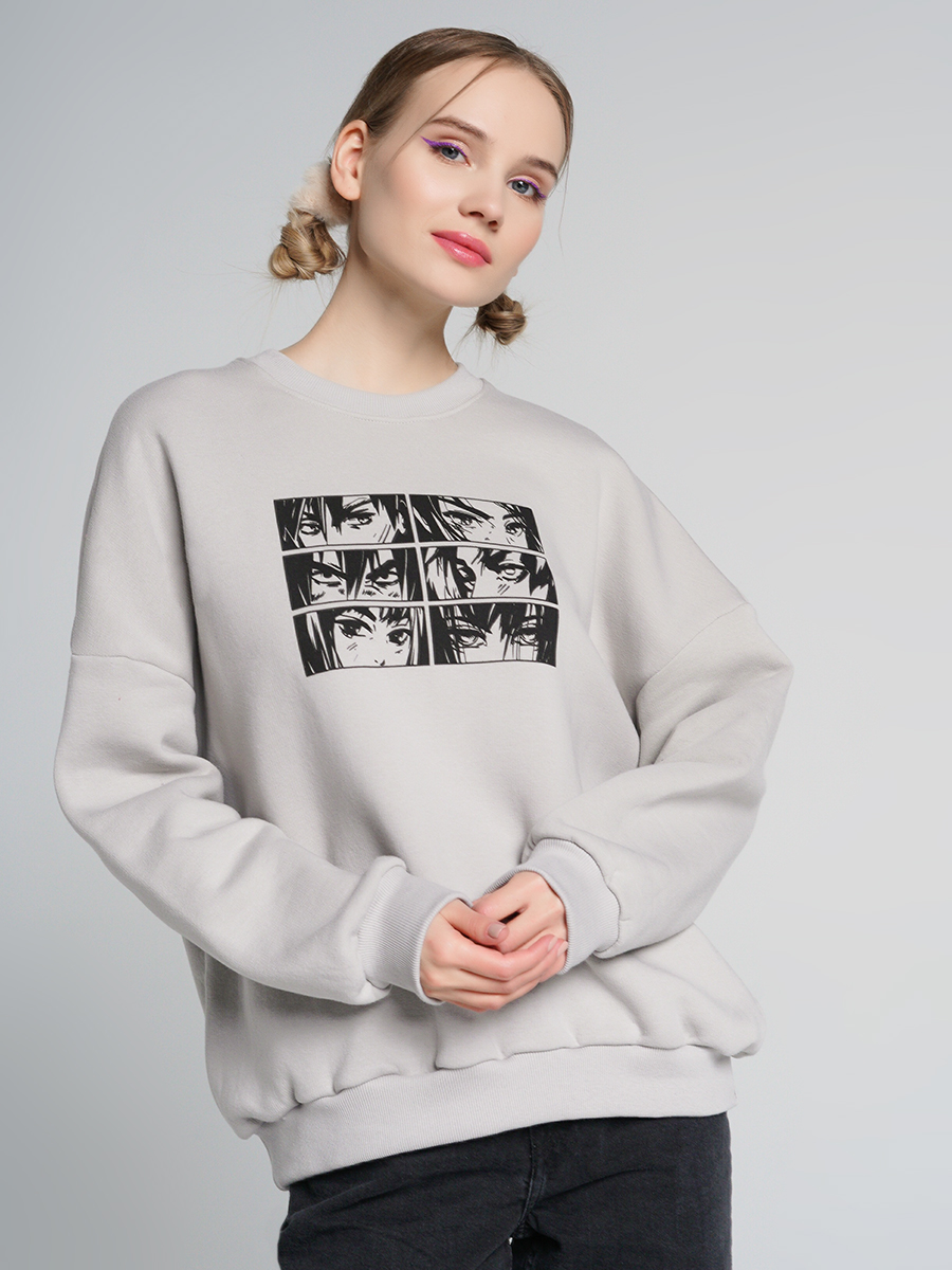 

Свитшот женский ТВОЕ 87295 цв. серый р.XL, 87295
