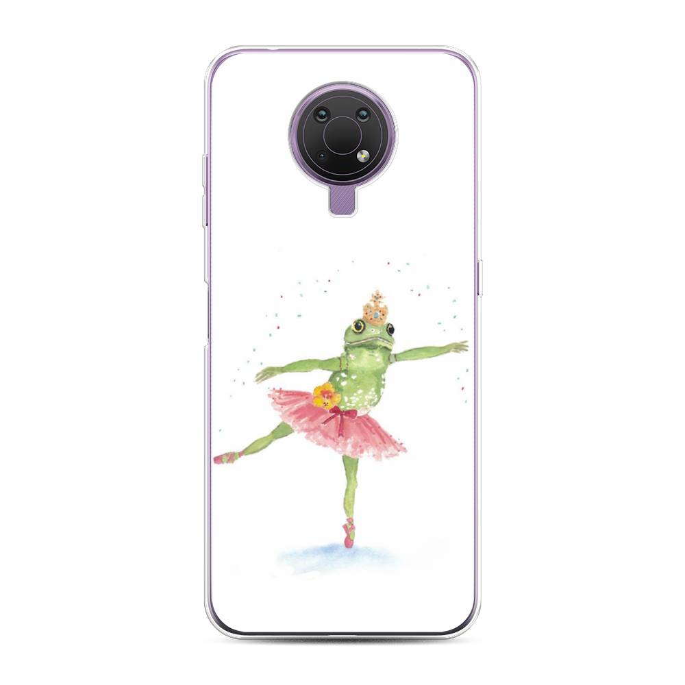 

Чехол на Nokia G20"Лягушка-балерина", Зеленый, 124050-4