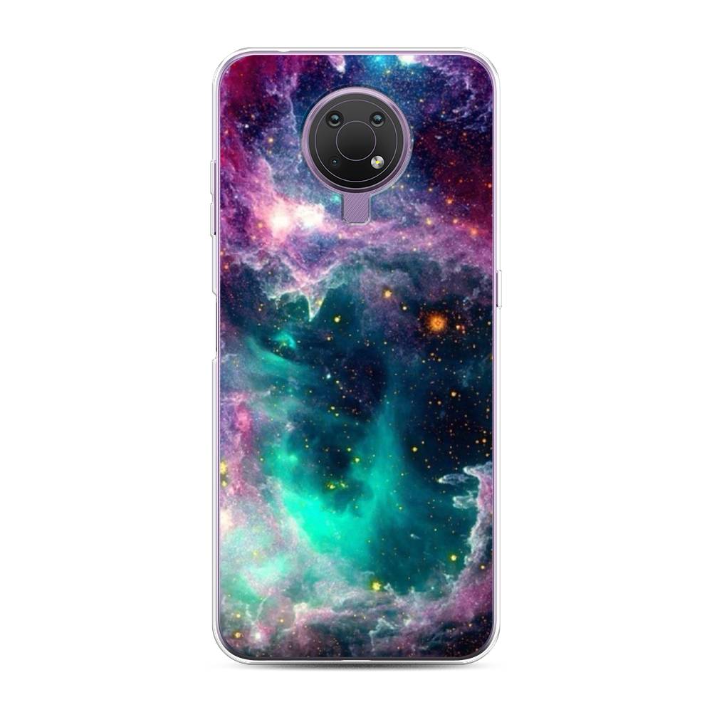 

Чехол на Nokia G20/G10 "Звездные облака", Розовый;бежевый, 124050-2