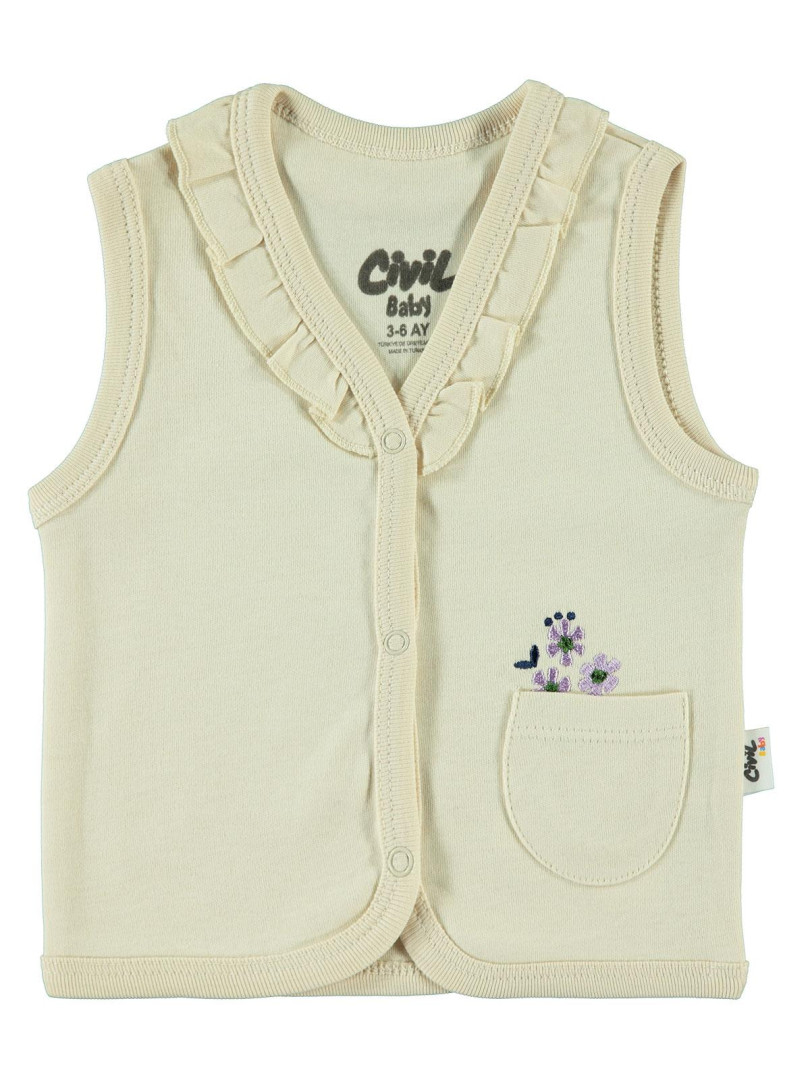 

Жилет Civil Baby 44330E299Y21 кремовый 3-6 мес (доставка из-за рубежа), 44330E299Y21
