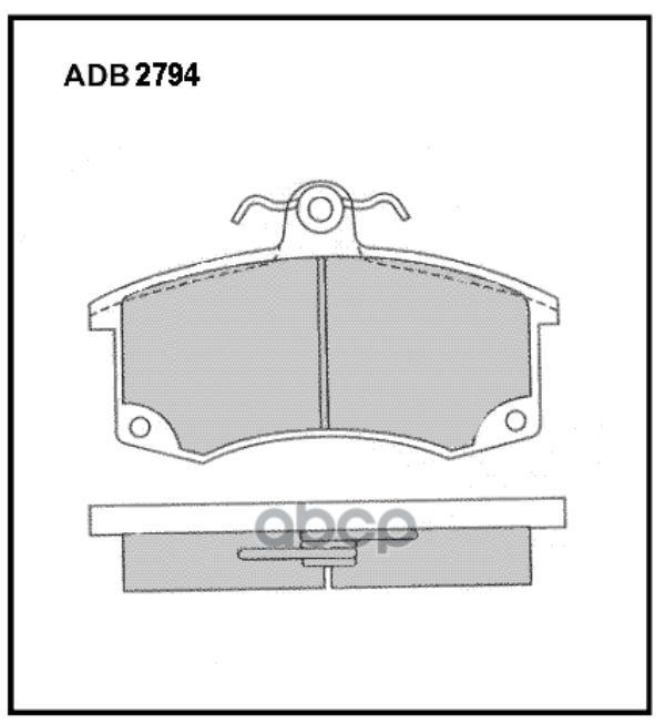 

Колодки Тормозные Передние Ваз 2110 Allied Nippon, 2794, 4шт. С Датчиком ALLIED NIPPON арт