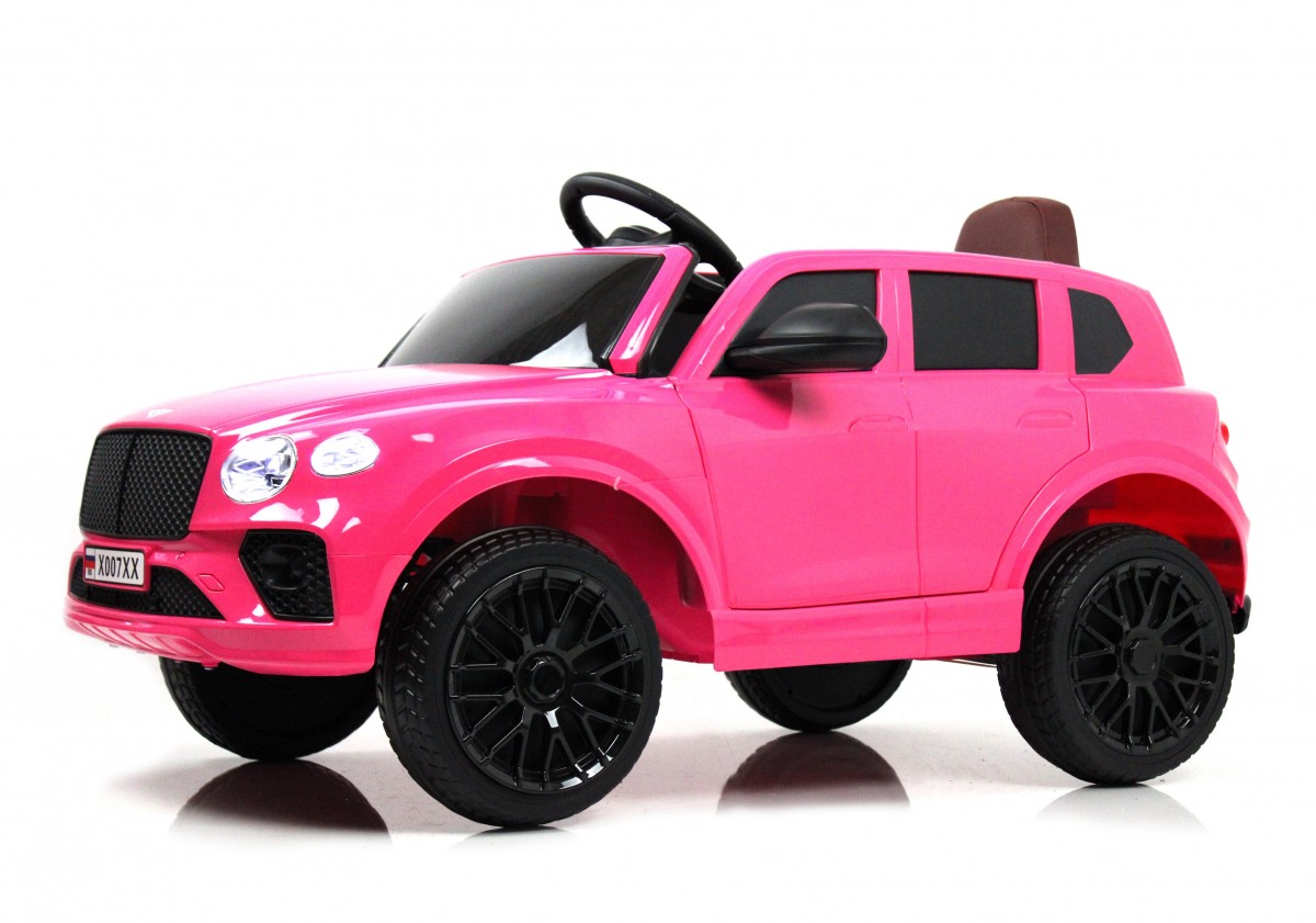 RiverToys Детский электромобиль X007XX розовый глянец