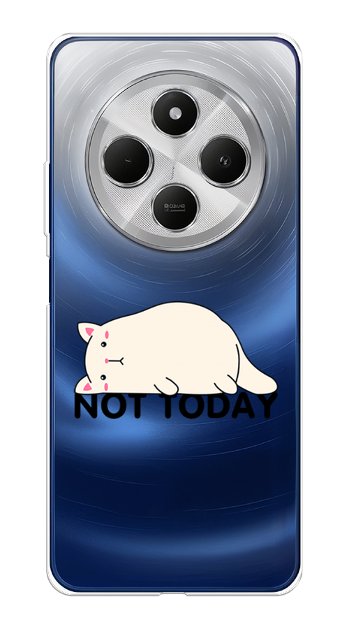 

Чехол на Xiaomi Redmi 14C/Poco C75 4G "Cat not today", Белый;розовый;черный, 322950-1