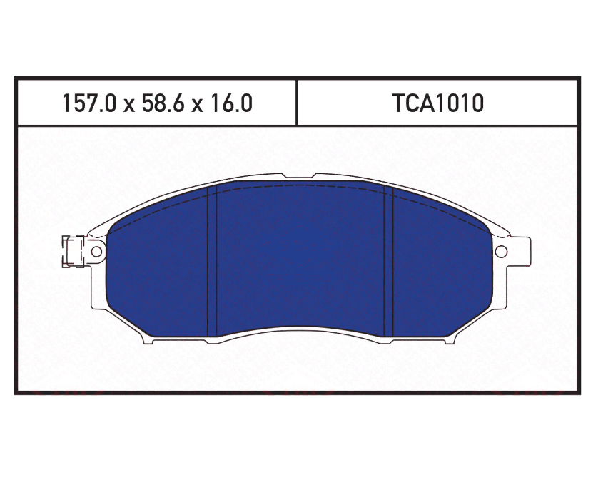 

Колодки дисковые перед. HONDA Civic/Jazz/Stream 01> TCA1066