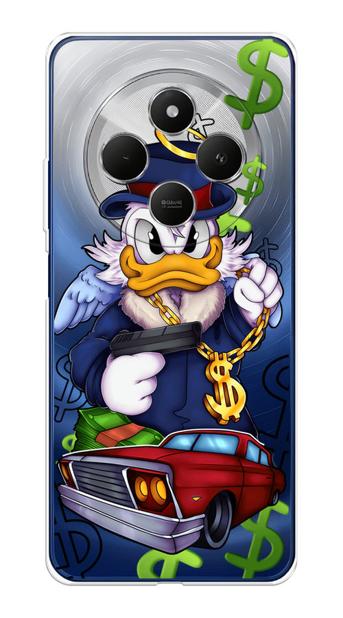

Чехол на Xiaomi Redmi 14C/Poco C75 4G "Scrooge McDuck with a Gold Chain", Красный;синий;белый, 322950-1