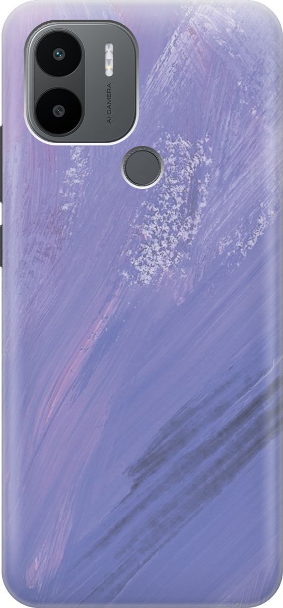 

Силиконовый чехол на Xiaomi Redmi A1+ с принтом "Сиреневые мазки", Серый;фиолетовый, 158124