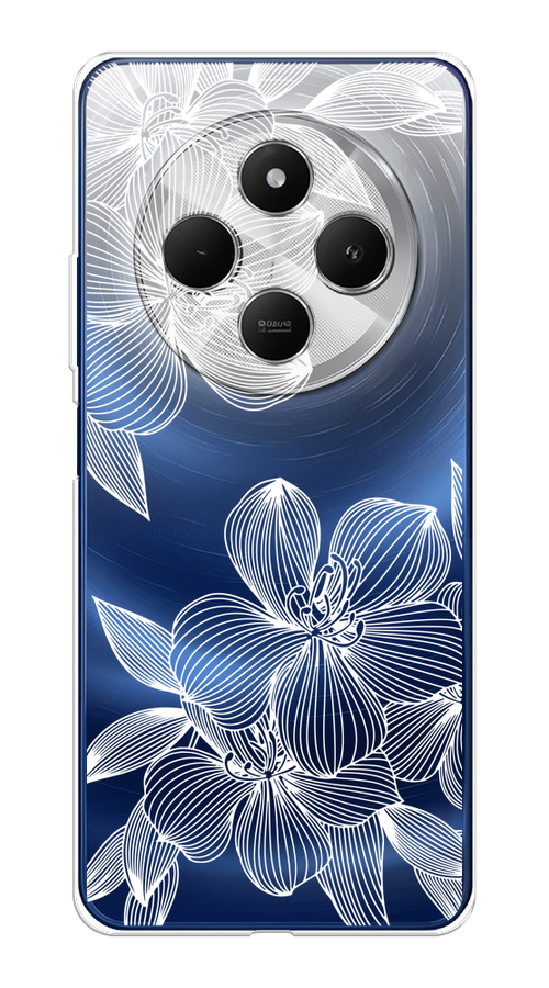 

Чехол на Xiaomi Redmi 14C/Poco C75 4G "Крокус", Белый;прозрачный, 322950-1