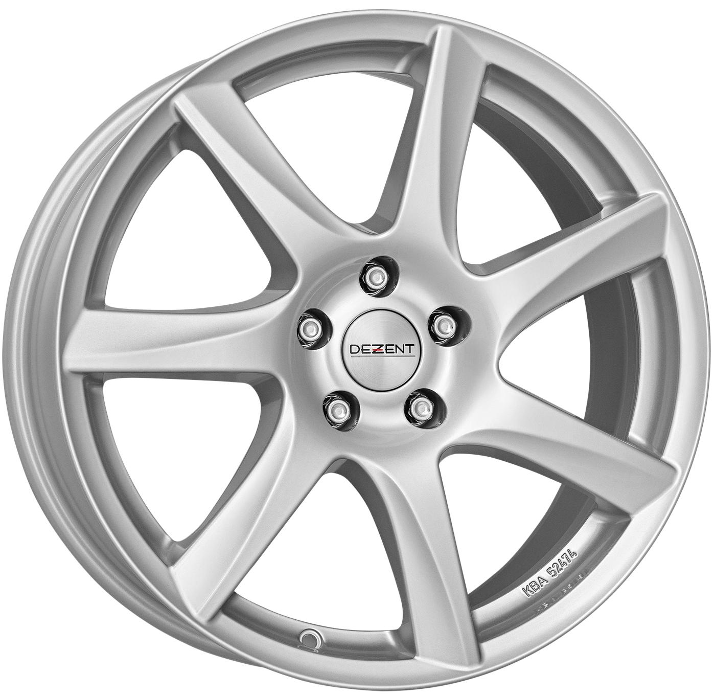 

Колесный диск литой DEZENT TW silver 8,0x18 5*108 ET45 d70,1 серебристый (TTWGHSA45)