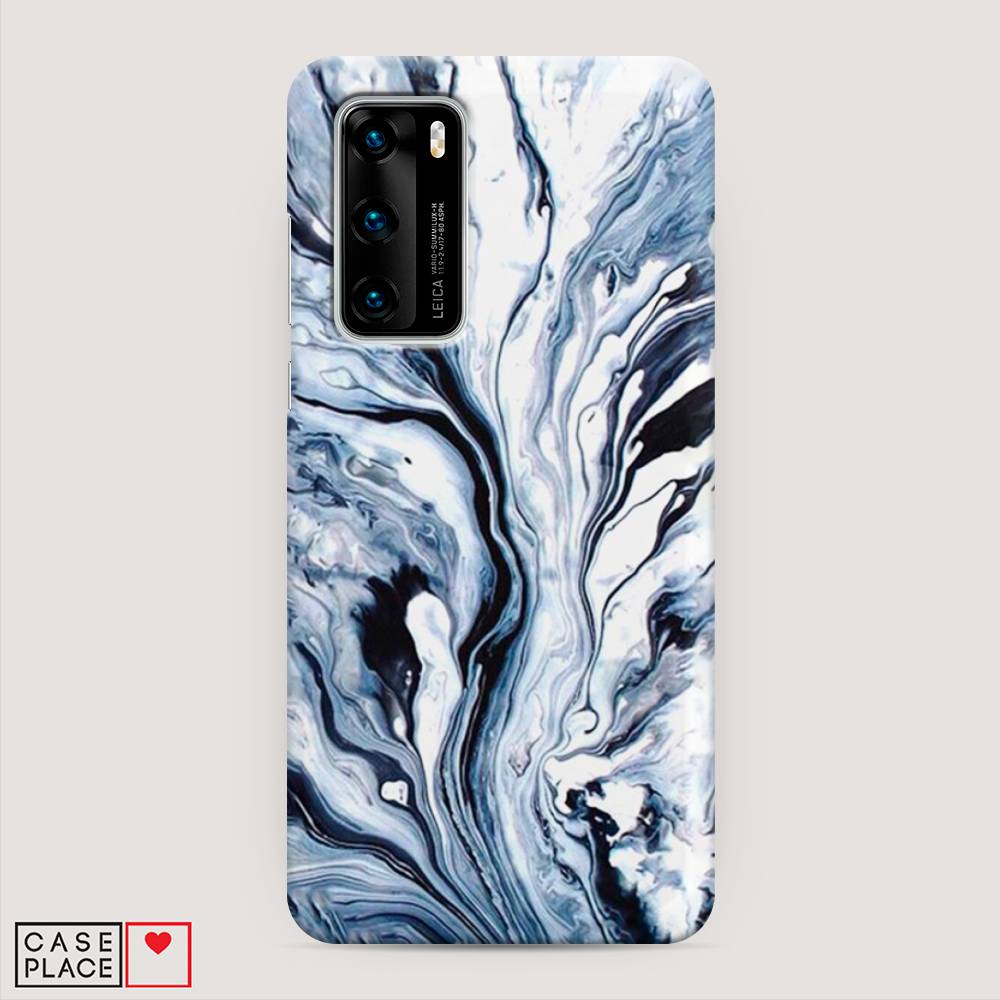 

Чехол Awog "Голубой минерал мрамор" для Huawei P40