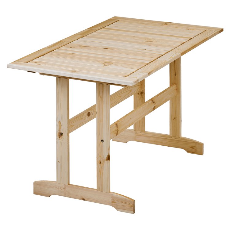 Стол для дачи обеденный Радуга Stenhamn-3 натуральный 120х70х75 см