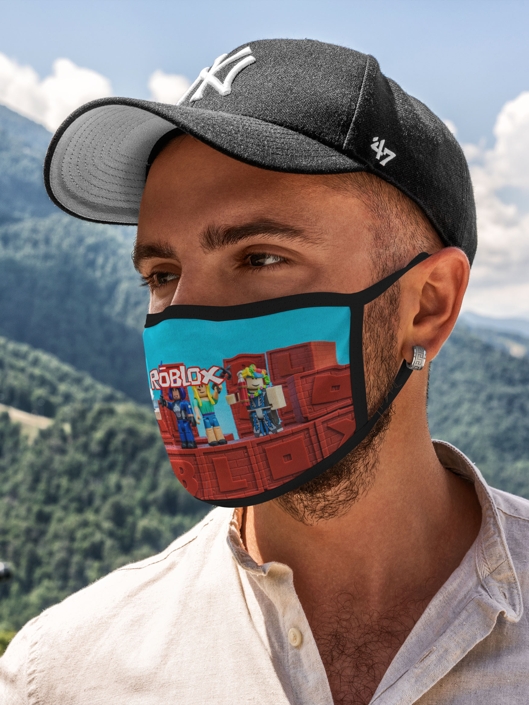 

Многоразовая маска унисекс Burnettie Roblox, Разноцветный, Roblox
