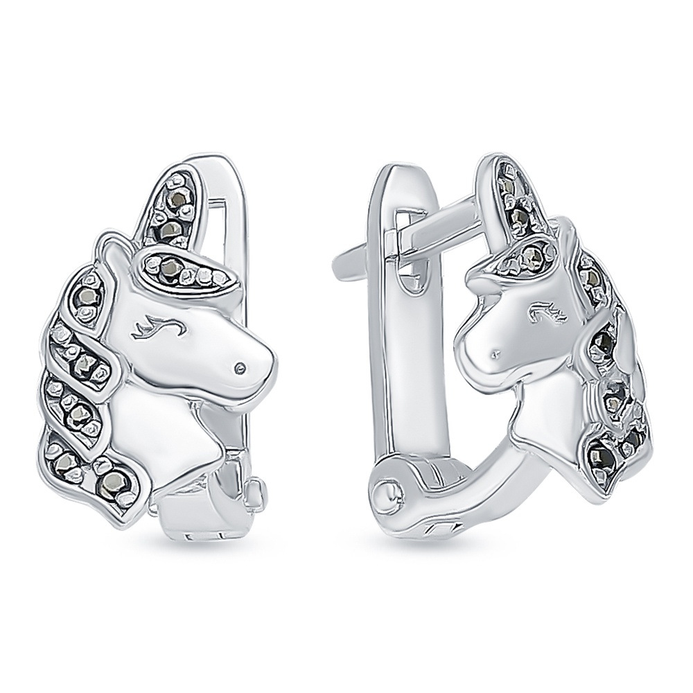 

Серьги из серебра с фианитом 585Gold 902000765, 902000765