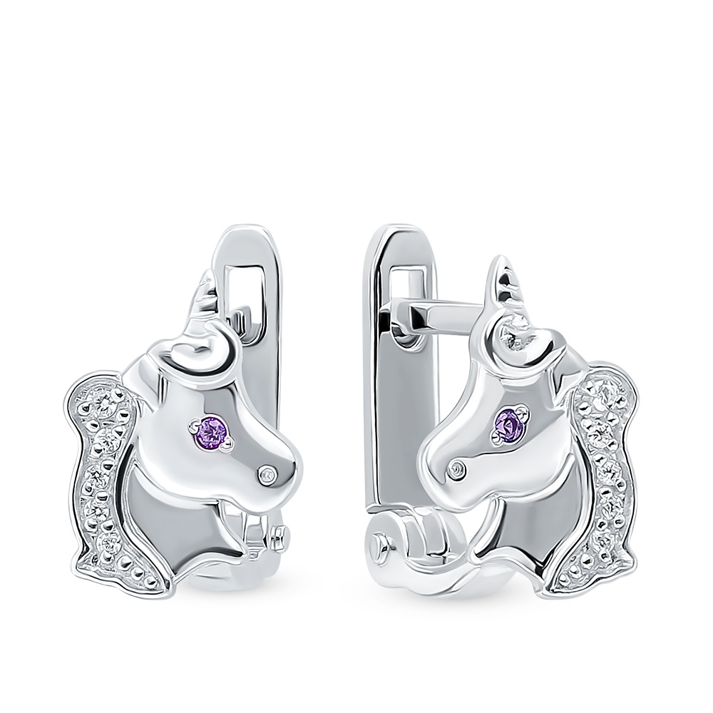 

Серьги из серебра с фианитом 585Gold 902000767, 902000767