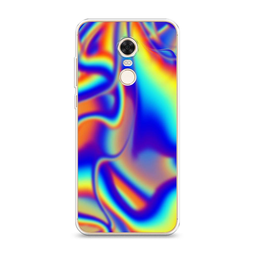 

Чехол на Xiaomi Redmi 5 Plus "Яркая голограмма", Разноцветный, 33150-3
