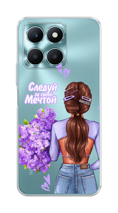 

Чехол на Honor X6A "Следуй за своей мечтой", Фиолетовый;коричневый, 6122050-1