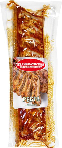 

Ребрышки свиные Великолукский мясокомбинат в маринаде охлажденные +-500 г