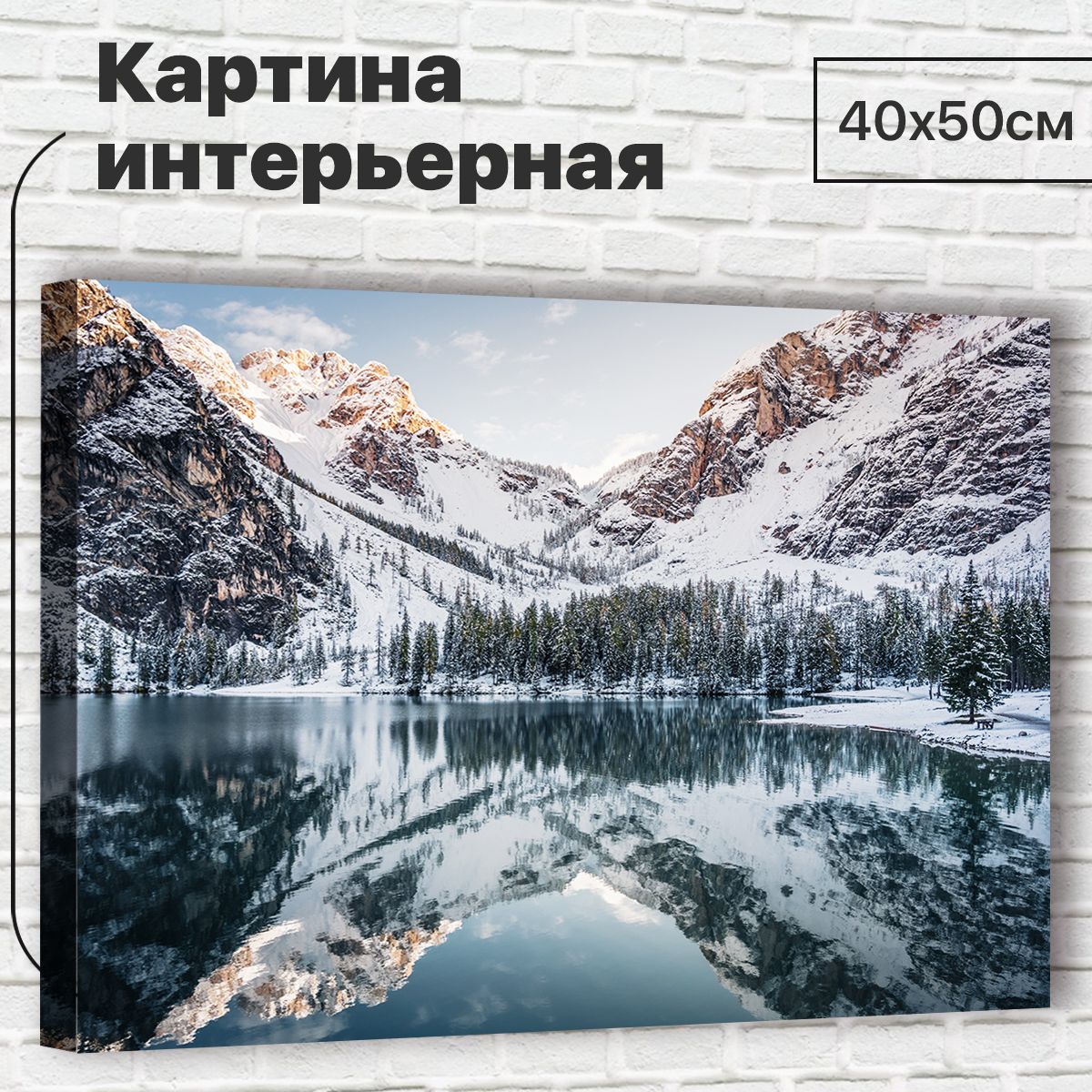 

Картина 40х50 см Скалистые горы XL0056 с креплениями, XL0056